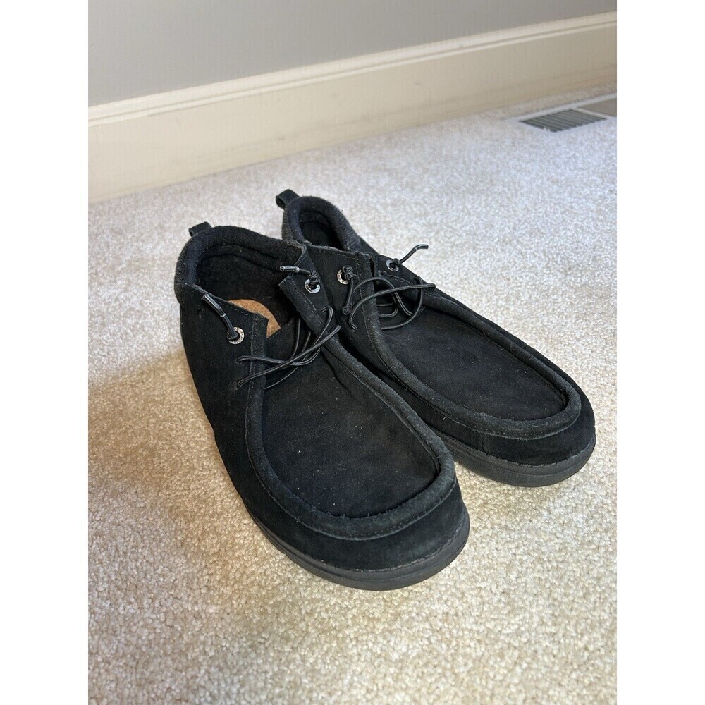 Bruno Marc Men's Slip-on Black Suede Loafers Lightweight Casual Shoes 9.5